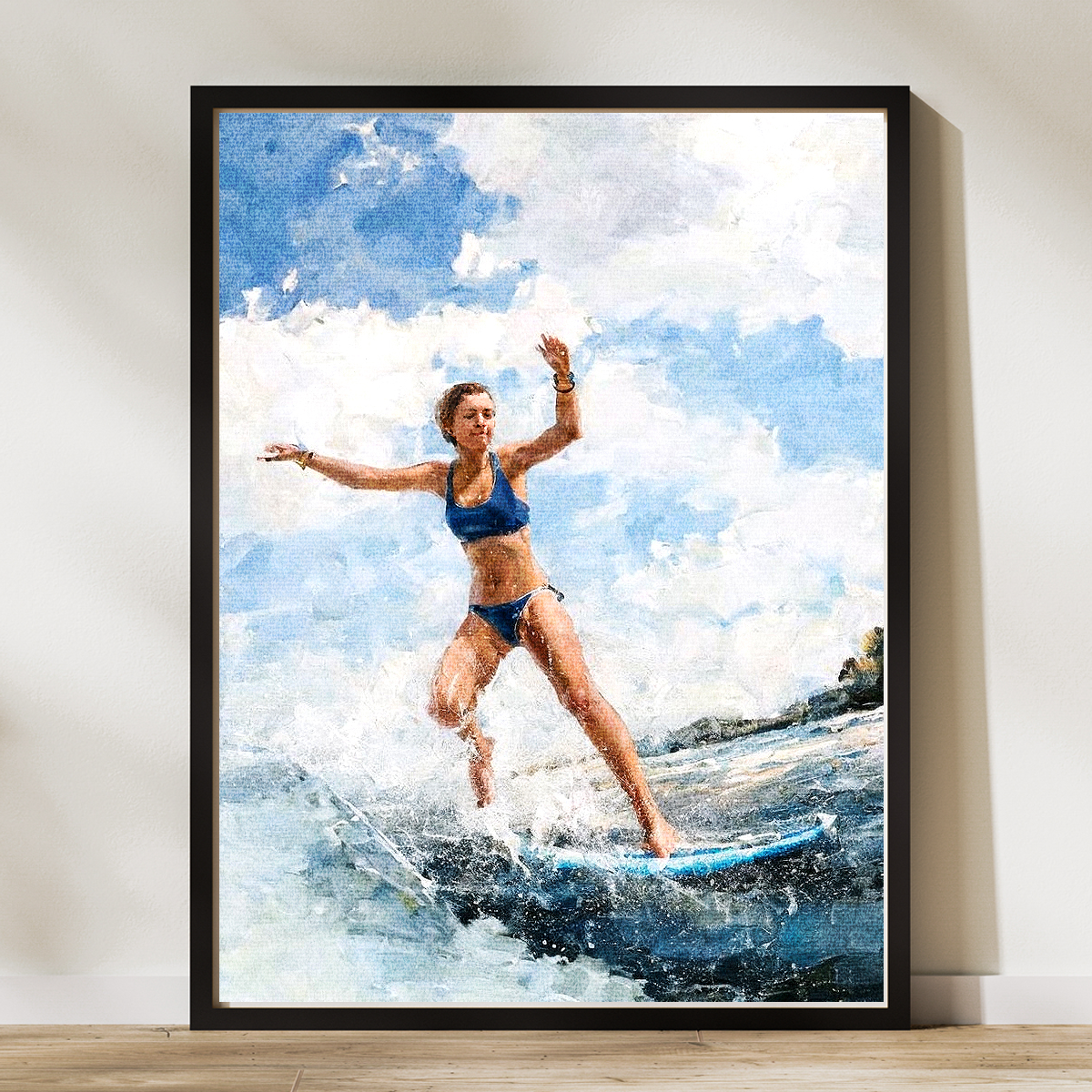 Personalized Handcrafted Oil Painting Portrait - Custom Art from Your Picture
