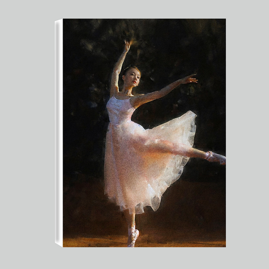 Personalized Handcrafted Oil Painting People's Portrait - Custom Art from Your Picture