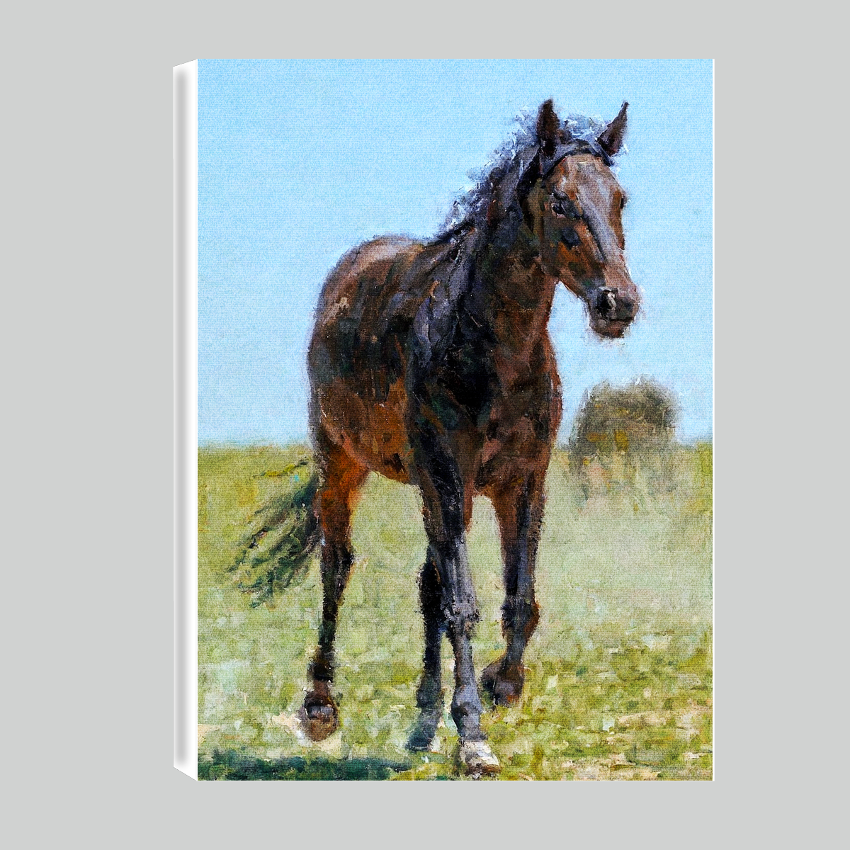 Personalized Horse Oil Painting Portrait | Original Handcrafted Equestrian Art