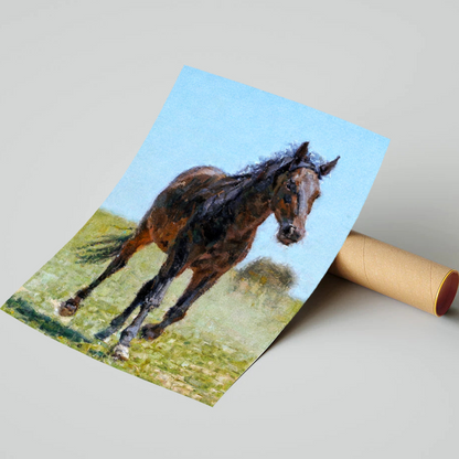 Personalized Horse Oil Painting Portrait | Original Handcrafted Equestrian Art