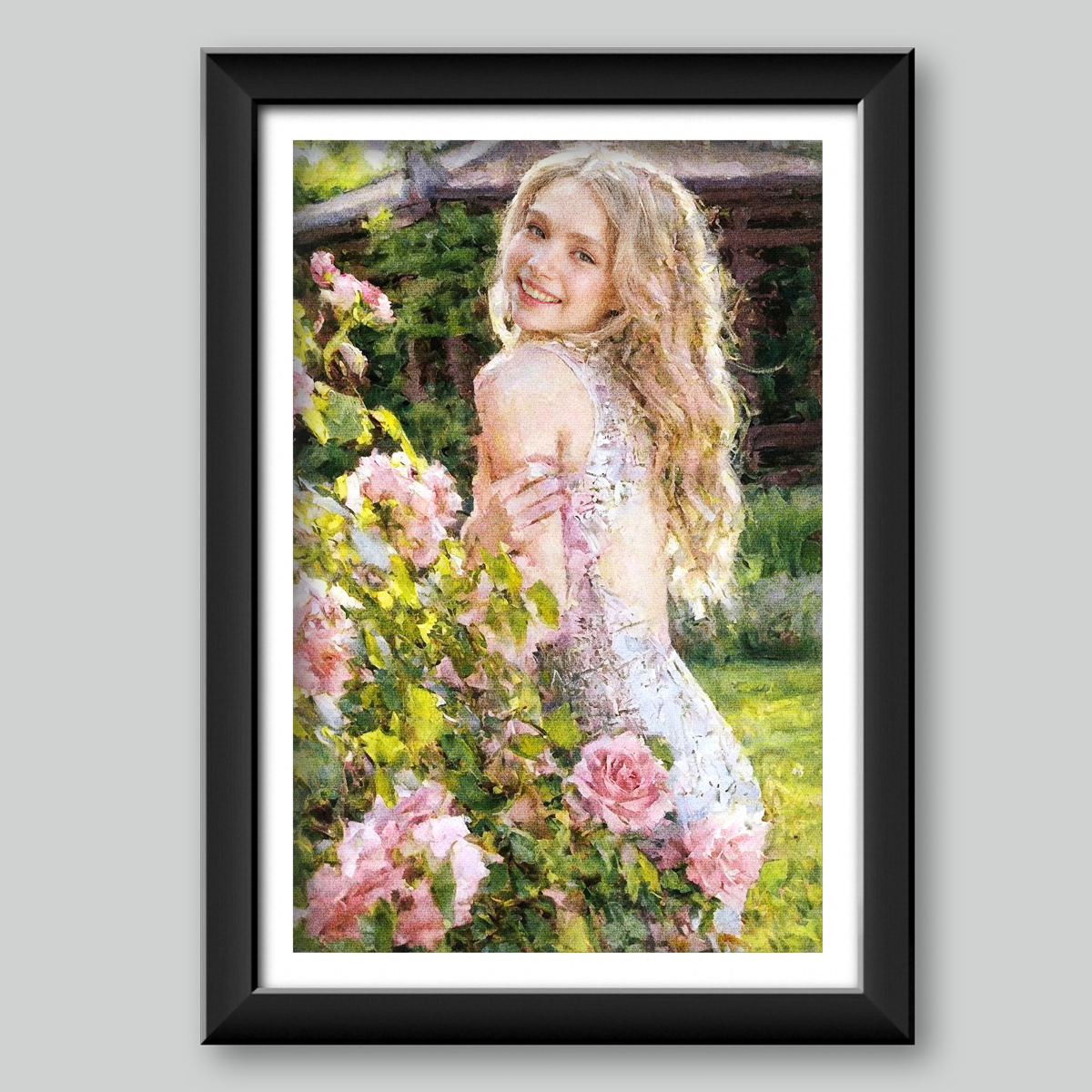 Personalized Handcrafted Oil Painting People's Portrait - Custom Art from Your Picture
