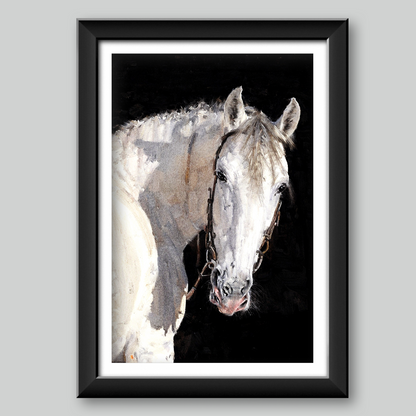 Personalized Horse Oil Painting Portrait | Original Handcrafted Equestrian Art