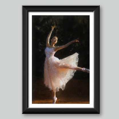 Personalized Handcrafted Oil Painting People's Portrait - Custom Art from Your Picture